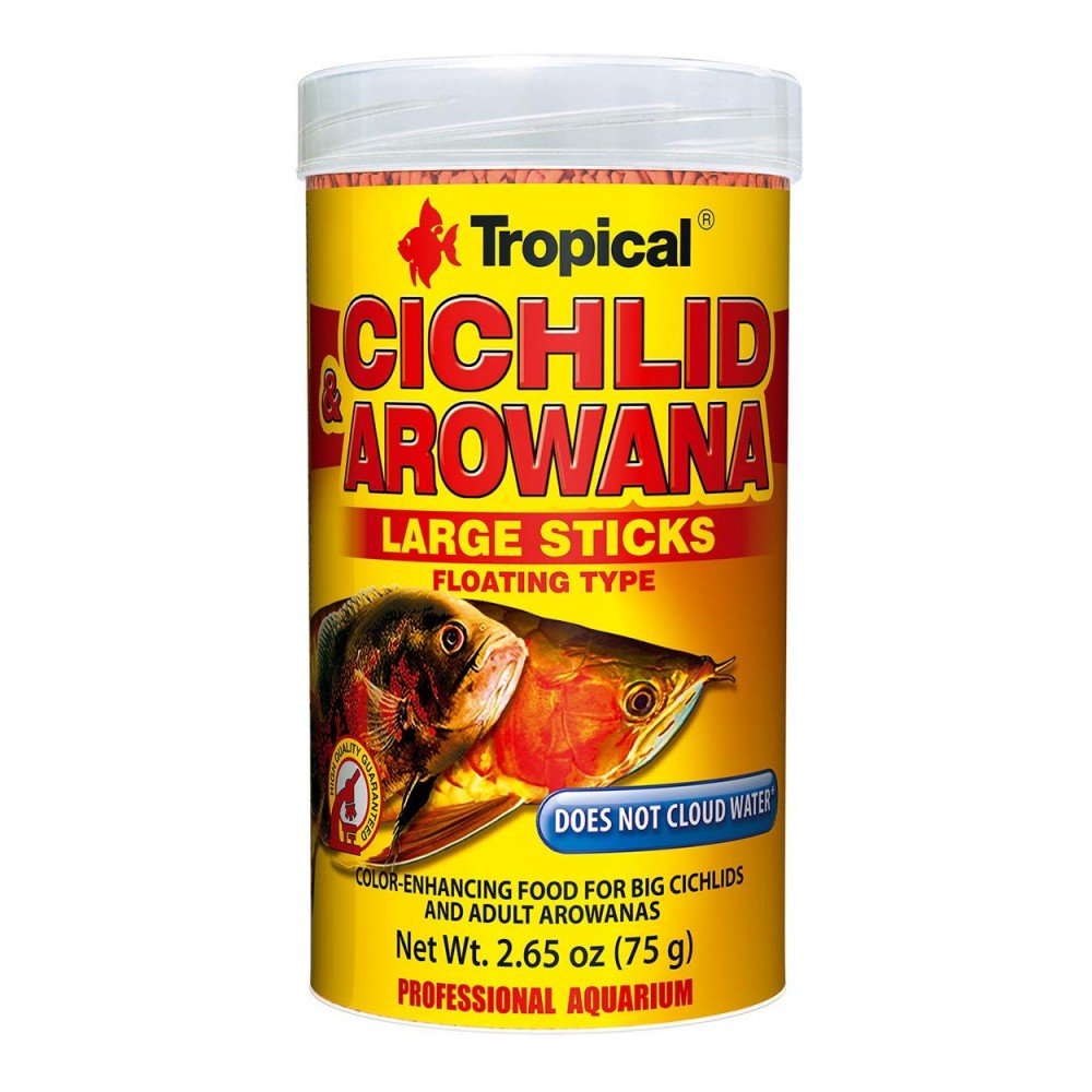 Tropical Cichlid&Arowana Large Sticks maistas žuvims 1000 ml