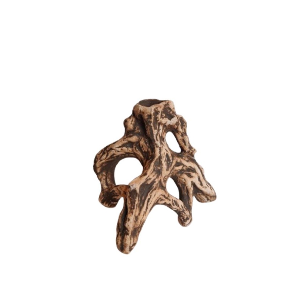 Dekoracija akvariumui keraminė šaknis