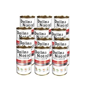 Konservai šunims su jautiena Dolina Noteci Premium, 12 x 400 g