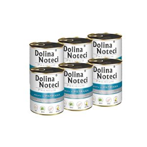 Konservai šunims su upėtakiu Dolina Noteci Premium, 6x800 g