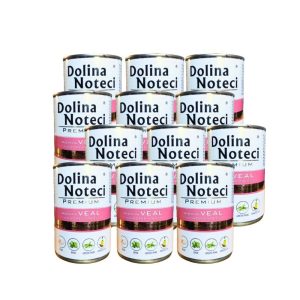 Dolina Noteci Premium konservai šunims su veršiena ir žaliaisiais žirneliais 12x400 g