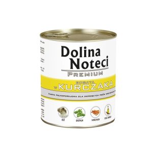 Konservai šunims su vištiena Dolina Noteci Premium 800 g