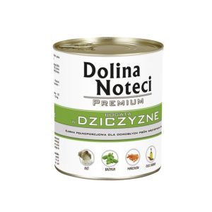 Konservai šunims su žvėriena Dolina Noteci Premium 800 g