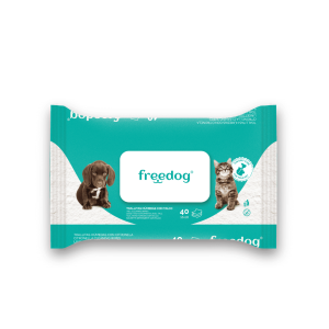 Servetėlės gyvūnų priežiūrai, talko kvapo, 40 vnt.