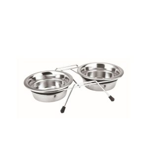 Silent Dinner metaliniai dubenėliai stovelyje, 2x11 cm, 0,20 l