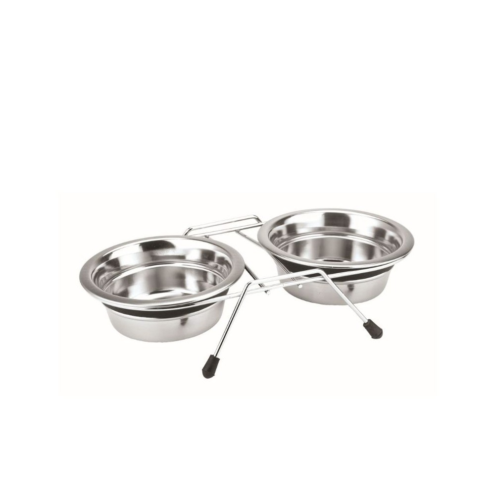 Silent Dinner metaliniai dubenėliai stovelyje, 2x11 cm, 0,20 l