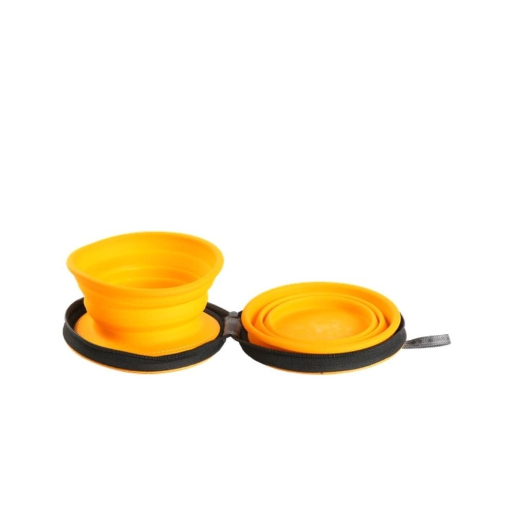 Dvigubas kelioninis dubenėlis, žalias, 700 ml - Image 4