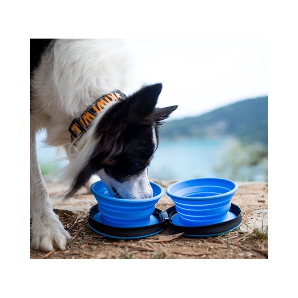 Dvigubas kelioninis dubenėlis, žalias, 700 ml - Image 7