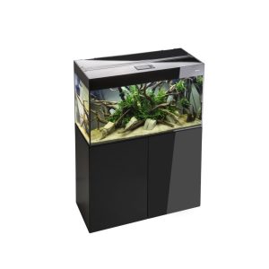 Glossy 120 ST Day&Night akvariumas stačiakampis, juodas, 120x40x63 cm, 3x17 LED