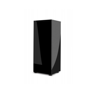 Glossy 50 spintelė stačiakampė juoda, 50x50x90 cm