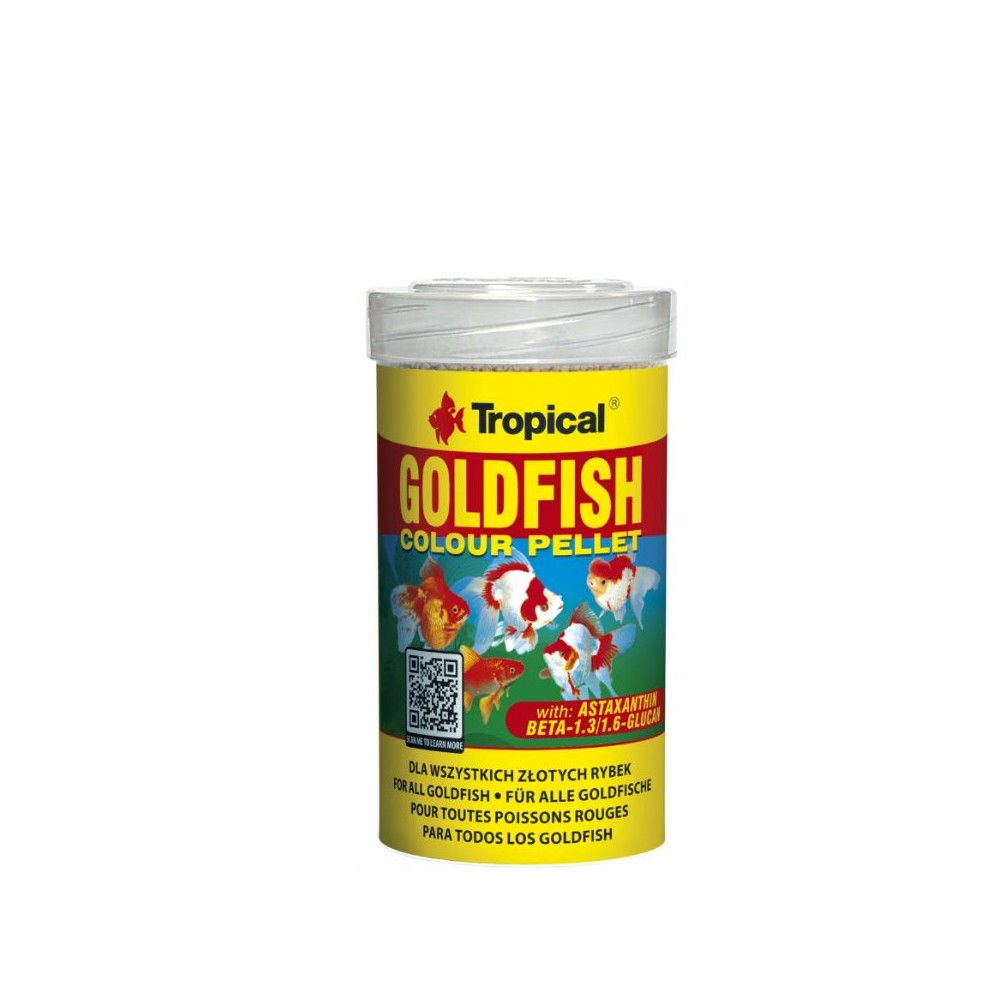 Tropical Goldfish Colour Pellet pašaras auksinėms žuvelėms 100 ml
