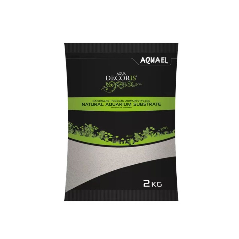 Gruntas akvariumui, kvarcinis smėlis, 0,1 - 0,3 mm, 2 kg