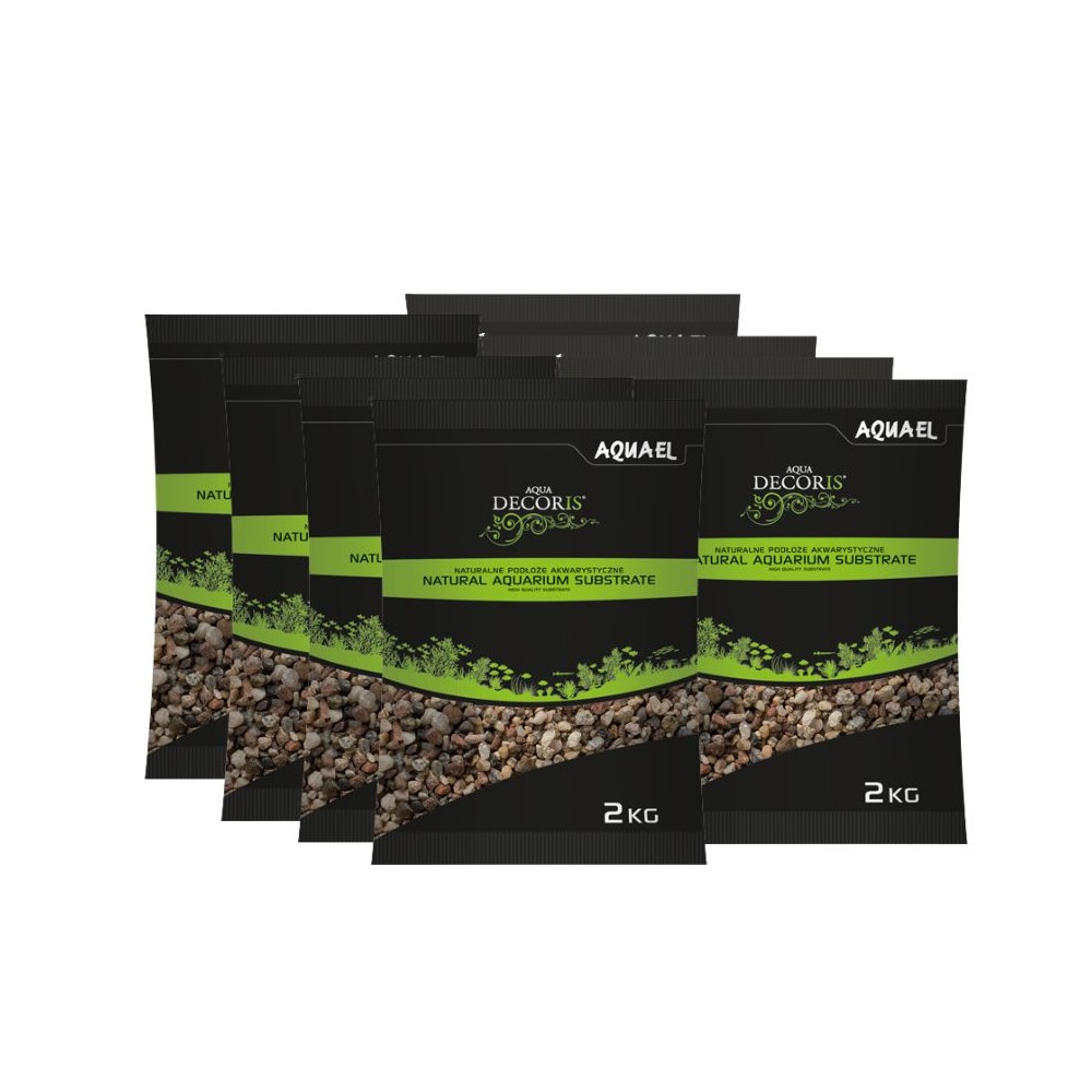 Gruntas akvariumui, natūralus, 3 - 5 mm, 8x2 kg
