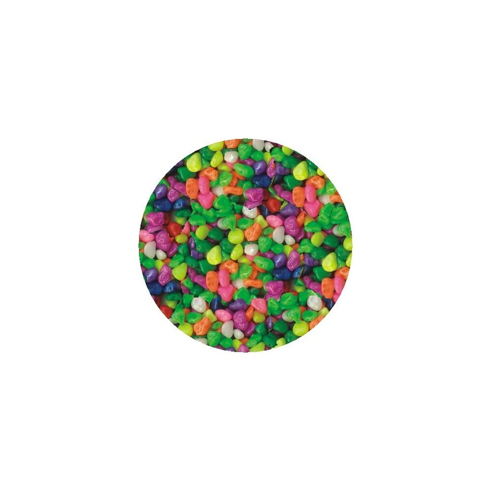 Gruntas akvariumui spalvotas mix 5-8mm 1kg