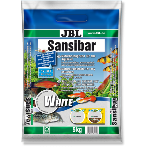 JBL gruntas Sansibar White 5 kg (0,2-0,6 mm), baltas
