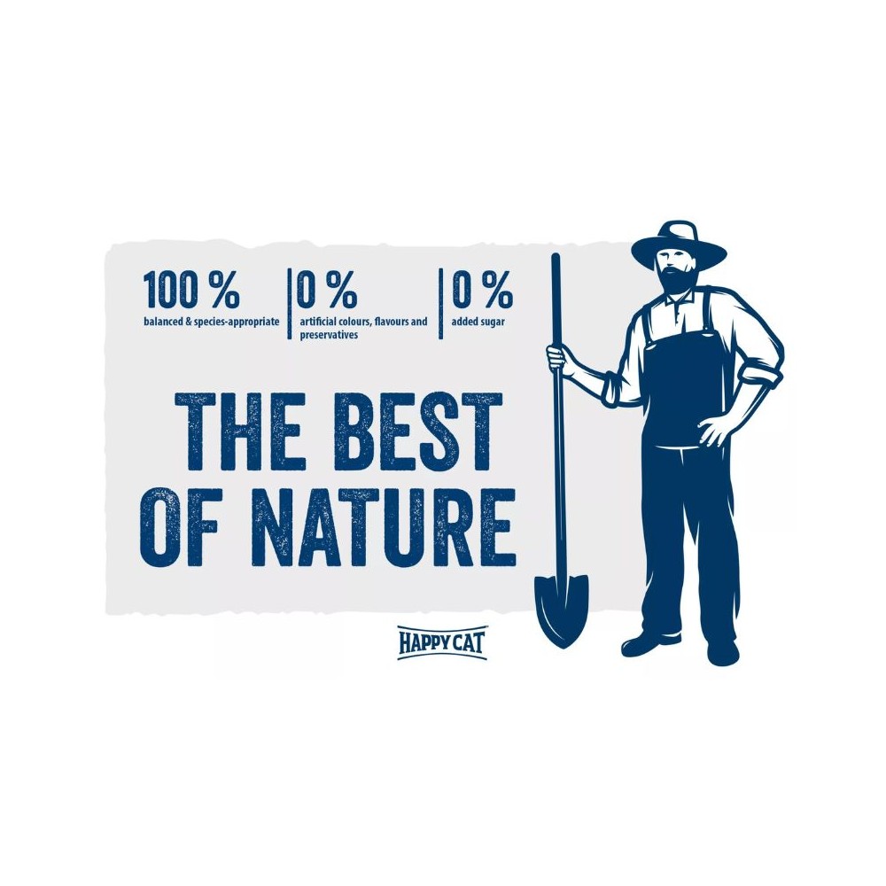 Happy Cat Duo konservai katėms su paukštiena ir jautiena, 100 g - Image 2