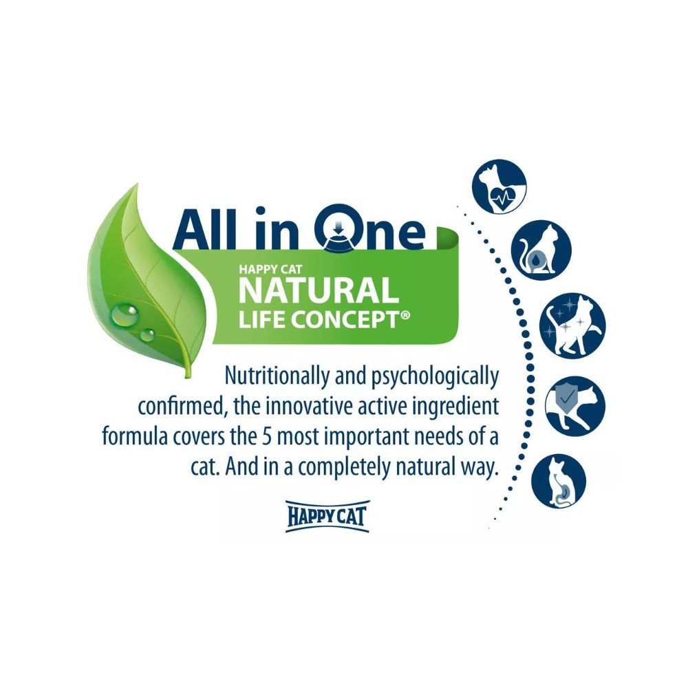 Happy Cat guliašas jauniems kačiukams su paukštiena Kitten&Junior LandGeflugel, 85 g - Image 2