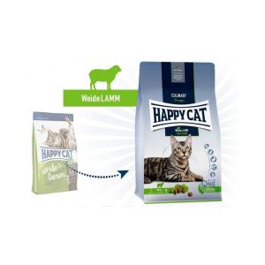 Happy Cat visavertis pašaras suaugusioms katėms su ėriena Culinary WeideLamm, 10 kg