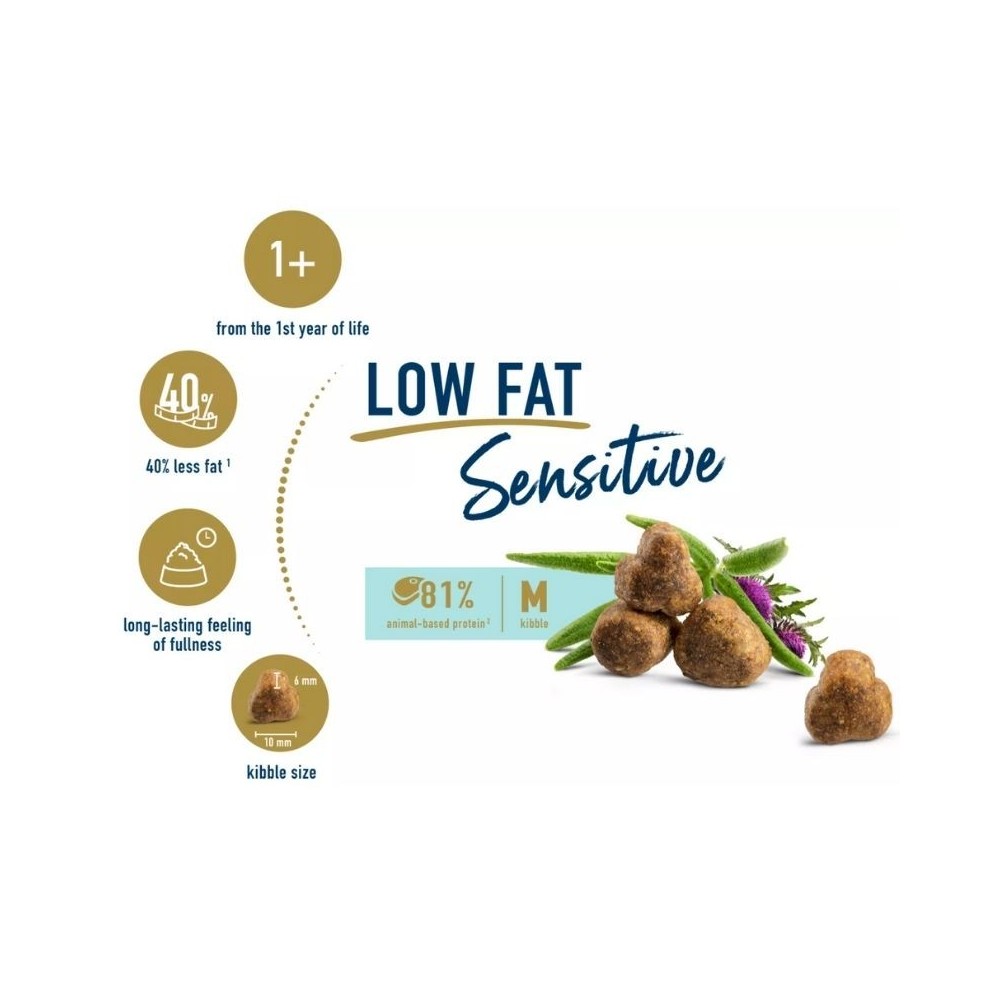 Happy Cat visavertis pašaras suaugusioms linkusioms tukti katėms Sensitive Light, 300 g - Image 2