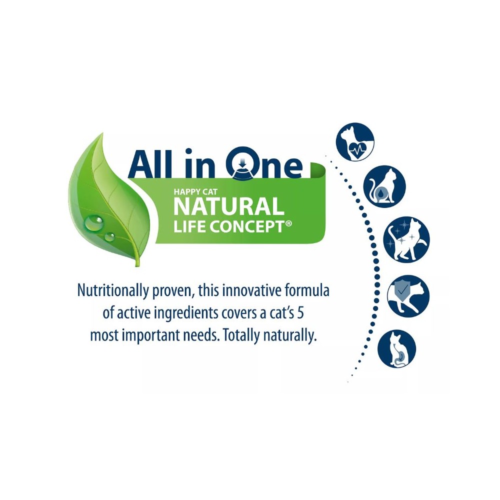 Happy Cat visavertis pašaras senoms katėms su ėriena Senior WeideLamm, 1,3 kg - Image 2