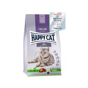 Happy Cat visavertis pašaras senoms katėms su ėriena Senior WeideLamm, 1,3 kg