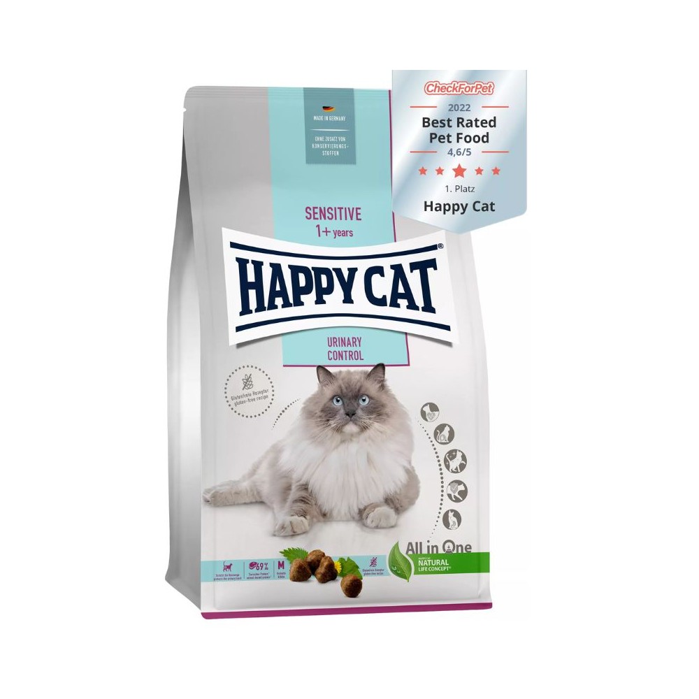 Happy Cat visavertis pašaras sterilizuotoms katėms Sensitive Urinary Control, 1,3 kg