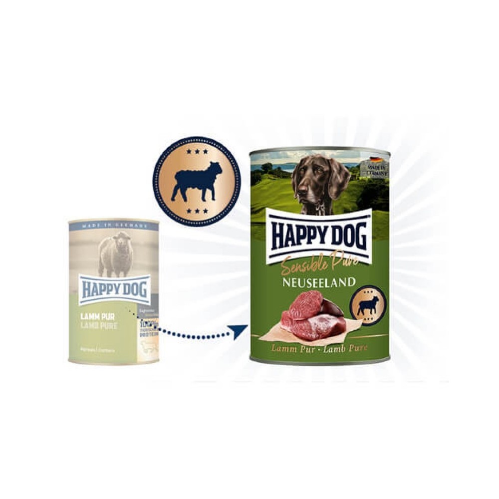 Happy Dog Lamm Pur konservai šunims su ėriena, 200 g