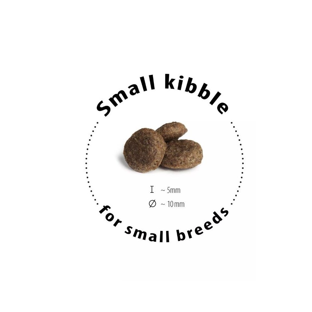 Happy Dog Mini Neuseeland visavertis pašaras mažų veislių suaugusiems šunims su ėriena ir ryžiais, 300 g - Image 2