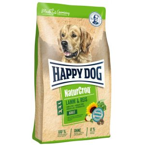 Happy Dog NaturCroq Lamm&Reis visavertis pašaras suaugusiems šunims su ėriena ir ryžiais, 1 kg