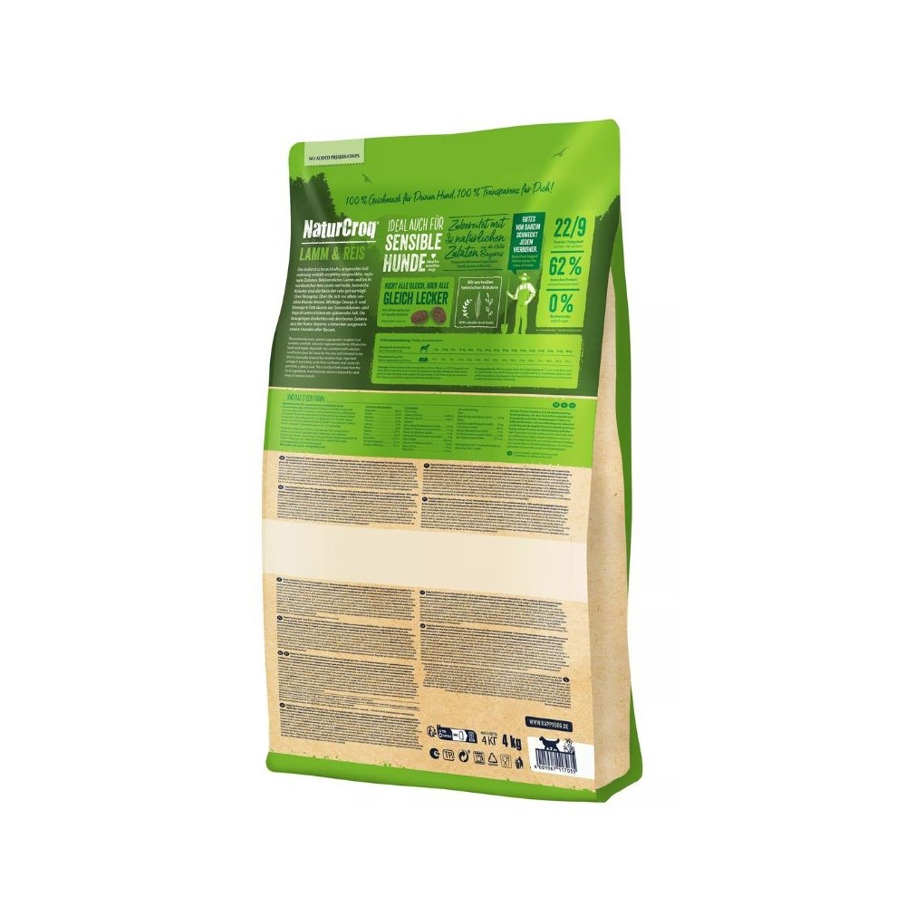 Happy Dog NaturCroq Lamm&Reis maistas suaugusiems šunims su ėriena ir ryžiais, 15 kg - Image 3