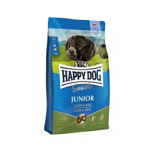 Happy Dog visavertis pašaras jauniems šunims su ėriena ir ryžiais Sensible Junior Lamb&Rice, 4 kg
