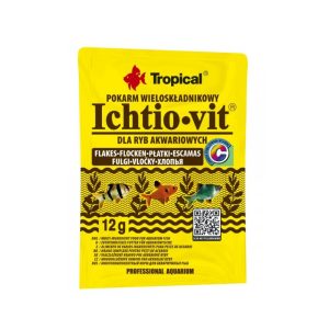 Tropical Ichtio-vit universalus pašaras visaėdėms akvariumo žuvims 12 g