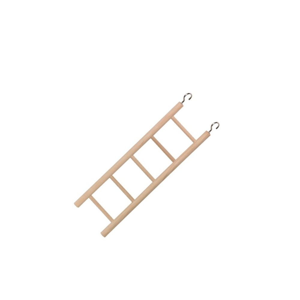 Žaislas paukščiams medinės kopėtėlės, 5 pakopos, 22x7 cm