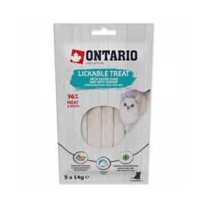 Kreminis skanėstas katėms su tunu ir krevetėmis, 5x14 g