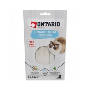 Kreminis skanėstas katėms su tunu ir lašiša, 5x14 g