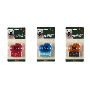 Laikiklis su maišeliais išmatoms, 2x20 vnt.