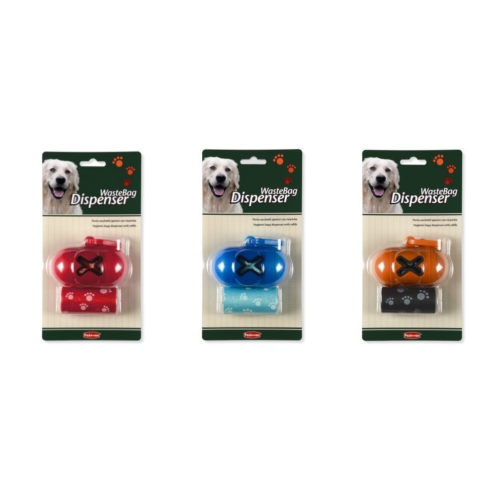 Laikiklis su maišeliais išmatoms, 2x20 vnt.