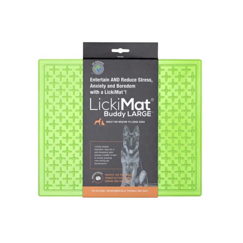 Laižymo kilimėlis LickiMat Dog Buddy XL, žalias