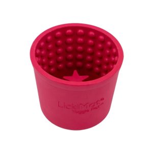 Laižymo puodelis LickiMat Dog Yoggie Pot, rožinis