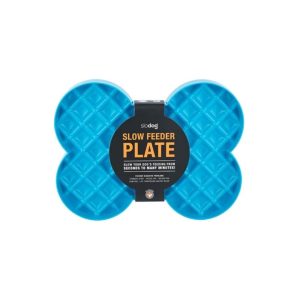 Lėto ėdimo dubenėlis LickiMat Dog Slodog, turkio spalvos