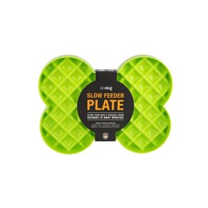Lėto ėdimo dubenėlis LickiMat Dog Slodog, žalias