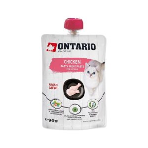 Ontario drėgnas jaunų kačiukų maistas su vištiena, 90 g