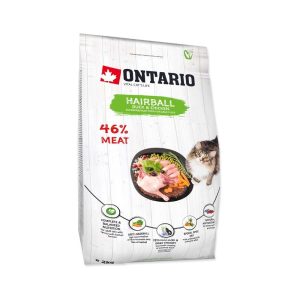 Ontario visavertis pašaras suaugusioms katėms Cat Hairball, 2 kg