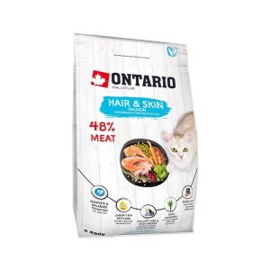 Ontario visavertis pašaras suaugusioms katėms Cat Hair&Skin, 0,4 kg