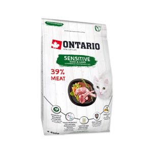 Ontario visavertis pašaras suaugusioms katėms Cat Sensitive, 0,4 kg