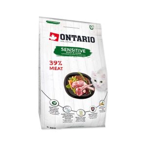 Ontario visavertis pašaras suaugusioms katėms Cat Sensitive, 2 kg