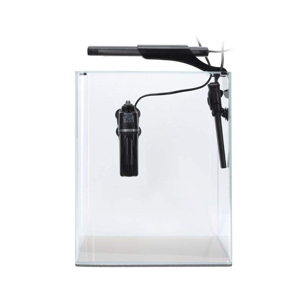 Opti Bent 20 akvariumas stačiakampis, juodas, 25x25x30 cm, 19 l - Image 2