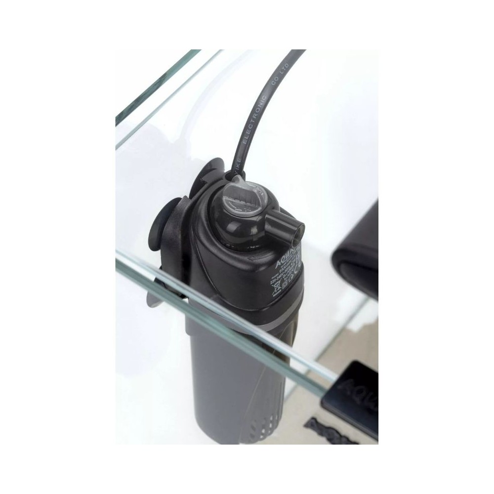 Opti Bent 20 akvariumas stačiakampis, juodas, 25x25x30 cm, 19 l - Image 3