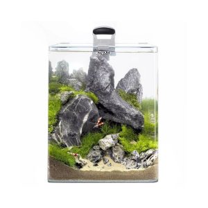 Opti Bent 70 akvariumas stačiakampis, baltas, 39x39x45 cm, 68 l