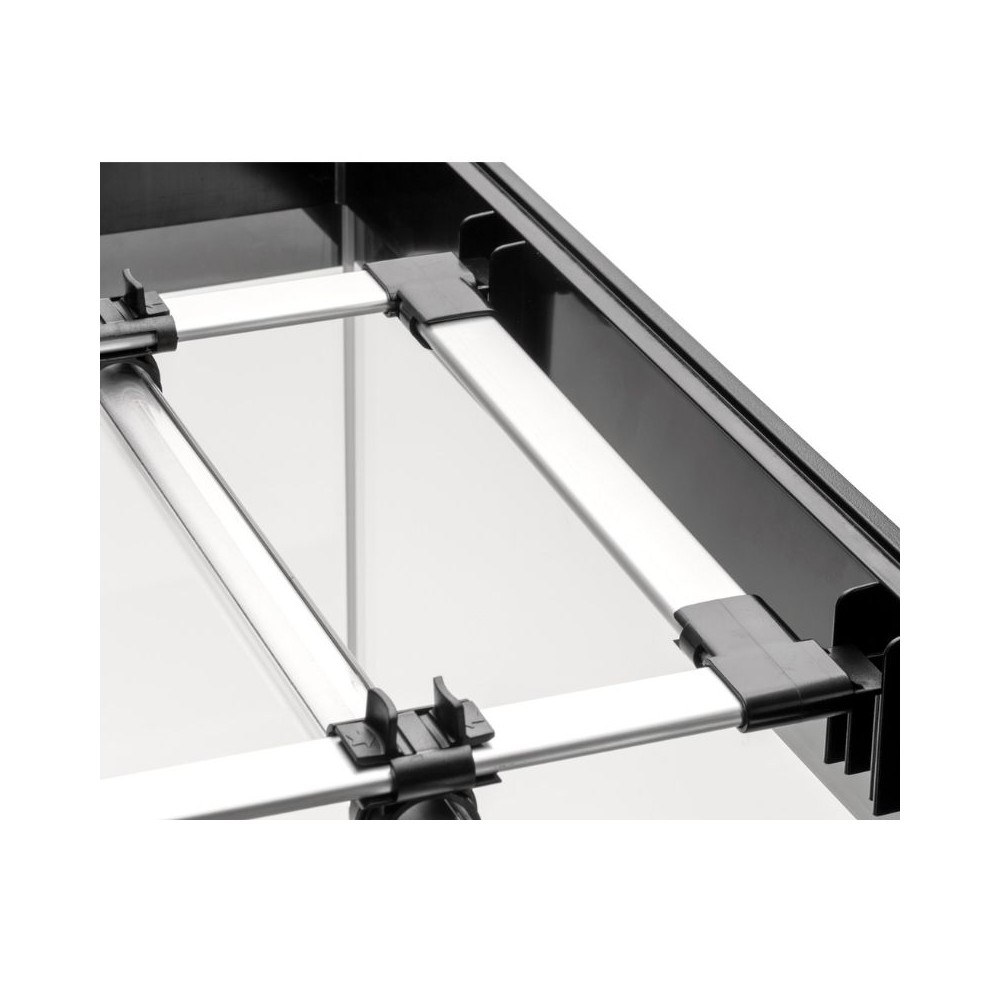 Opti Set 130 akvariumas stačiakampis, juodas, 61x41x56 cm, 130 l - Image 5